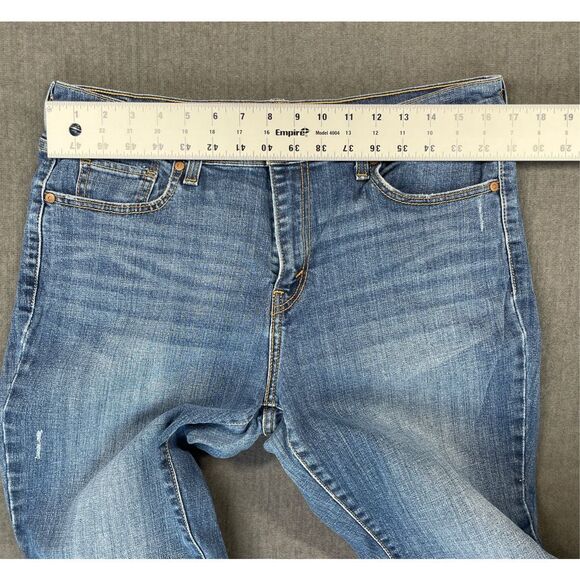 Levis 515 Jeans Women 14 Blue Bootcut Medium Wash Stretch Denim Classic Everyday - Picture 5 of 11
